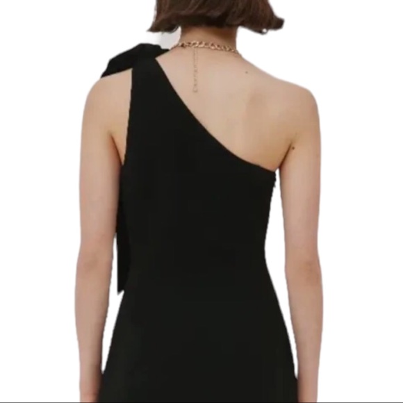 C/Meo Collective x Anthropologie Valance XS 0/2 Black Bow Shoulder Formal Dress - Picture 8 of 11
